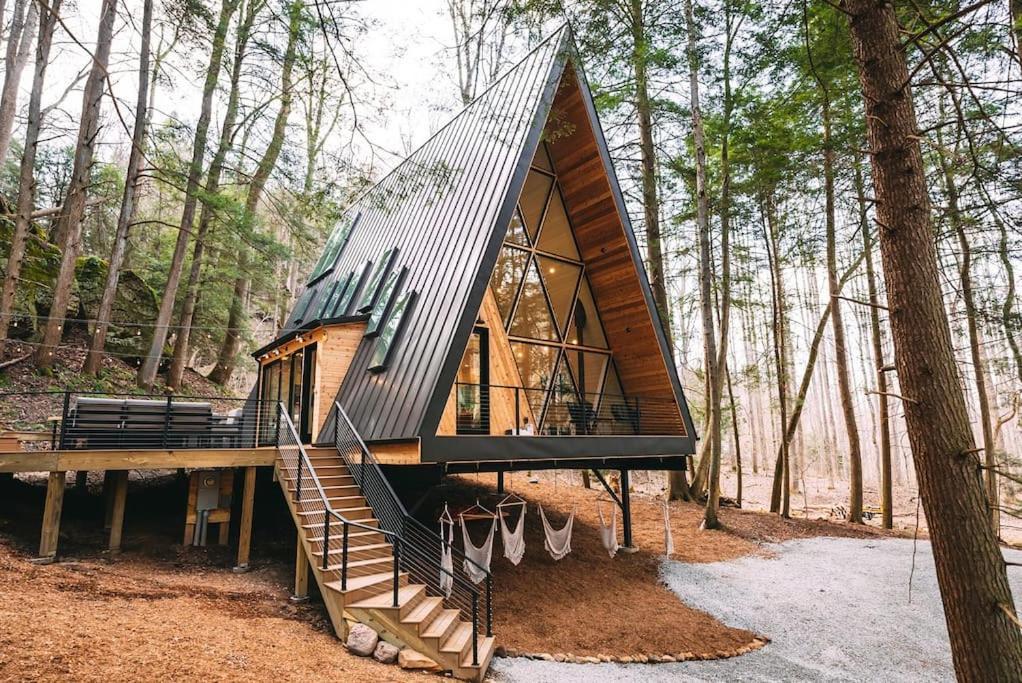 Dunlap Hollow A-Frame Rockbridge Zewnętrze zdjęcie