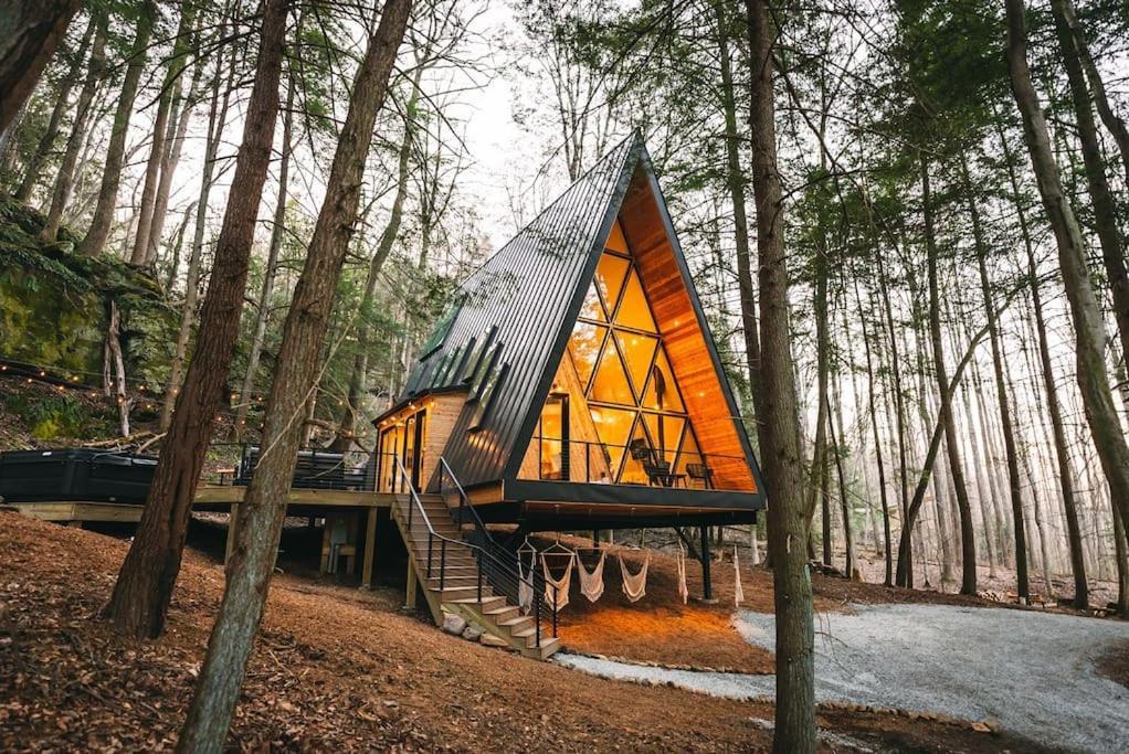Dunlap Hollow A-Frame Rockbridge Zewnętrze zdjęcie